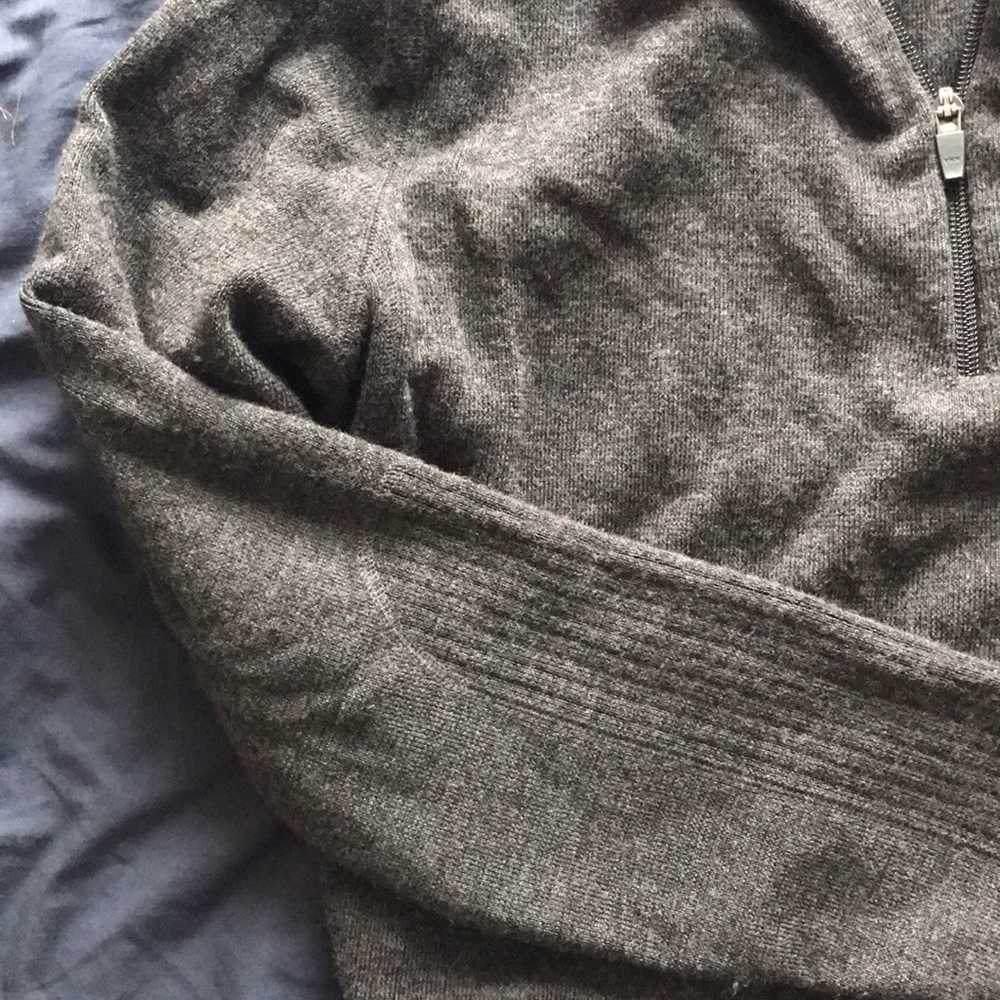 Grey Zipped Pullover - Picture 4 of 4